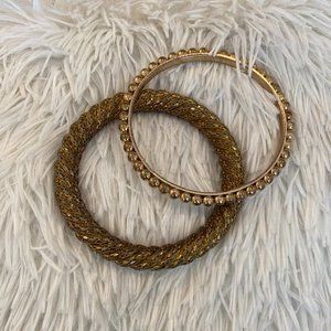 Gold Stack Bracelet Set